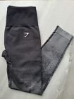 Gymshark Adapt Ombre Seamless High Waisted Leggings   Black Womens Size Xs