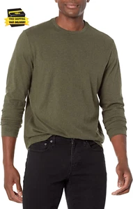 Men'S Regular-Fit Crewneck T-Shirts, Long-Sleeve ⭐️⭐️⭐️⭐️⭐️ - Picture 1 of 4