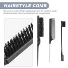  Hair Comb Set Plastic Hairbrush Hairdressing Combs Rat Tail Parting
