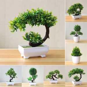 Piante Artificiali Decorazione Bonsai Albero Piante in Vaso Piante Artificiali In Vaso Pianta - Foto 1 di 17