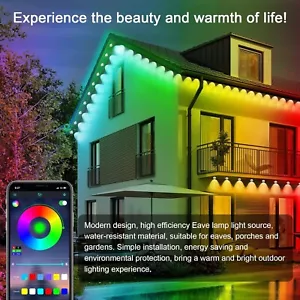 Permanent Outdoor Lights Waterproof IP67 RGB Bluetooth APP, Remote,Decor,House - Picture 1 of 3
