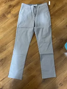 Pantaloni cachi elasticizzati nuovi con etichette Amazon Essentials da uomo nuovi con etichette grigi 32 x 34 - Foto 1 di 4