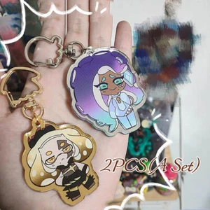 2PCS Splatoon Pearl Marina～Acrylic Keychain Key Charms Pendant - Picture 1 of 1