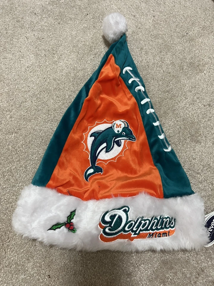 Miami Dolphins NFL Santa Hat Forever Collectibles - Image 1 of 1