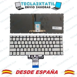 TECLADO HP 14S-DQ HP 14s-dq0000, 14s-dq1000 SEERIES ESPAÑOL RETROILUMINADO PLATA - Imagen 1 de 1
