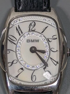 BMW Ladies Women's Classic Car Accessory Swarovski Crystals Luxury Swiss Watch - Picture 1 of 10