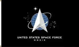 3' x 5' Bandiera United States Space Force - USSF - MMXIX - Grommets in ottone - NUOVO - Foto 1 di 2