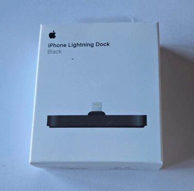 NEW Original Black Apple Lightning Dock MNN62AM/A for iPhones  - SEALED - Image 1 of 4