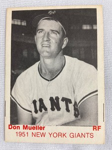 1975 TCMA Baseball Card-1951 New York Giants-Don Mueller