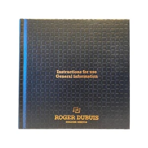 Roger Dubuis Watch Instructions Booklet Manual Shrink Wrapped New - Picture 1 of 10