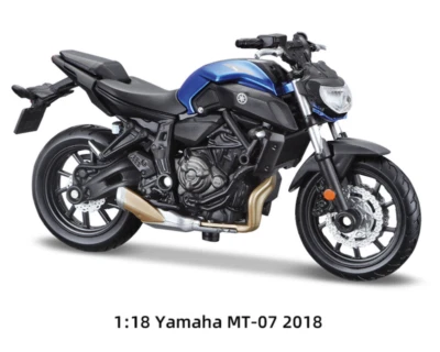 CR Maisto 1:18 2018 MT-07 Carreras Deportes Modelo Juguete Diecast Metal Motocicleta Foto 1 de 4