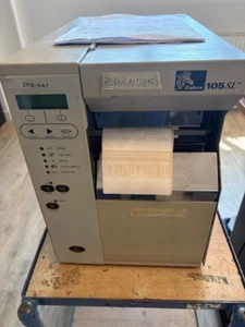 Zebra 105SL DT/TT Thermo Drucker REWINDER LAN + Serial 105 - Afbeelding 1 van 2
