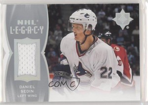 2020-21 Upper Deck Ultimate Collection NHL Legacy Jersey Relics Daniel Sedin HOF