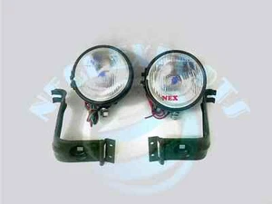 Willys Jeep MB Ford GPW Headlight Light with Bracket Pair Left & Right - Imagen 1 de 7