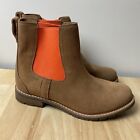 ARIAT Wexford H20 Waterproof Lining Chelsea Boot in Chestnut Suede Leather Sz 38