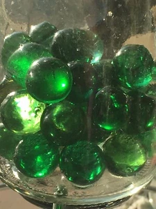 15 HELENITE Marble Slugs Mt St Helens Green Obsidianite... Facet rough! - Picture 1 of 1