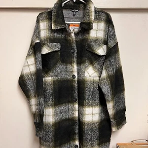 Steve Madden Chloe Shacket in Olive Night XXL - Picture 1 of 7