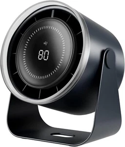 100 Speeds USB Rechargeable Portable Fan Digital Desk Table Quiet Cooling Fan - Picture 1 of 13