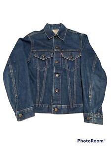 Veste de camionneur vintage des années 70 LEVIS Big E TYPE LLL #525 denim 38