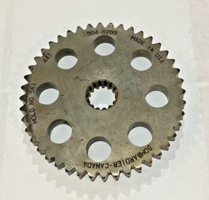 Ski-Doo Snowmobile Lower Drive Gear 44 Tooth 15 Spline 11 Wide OEM 504-0709 - Picture 1 of 3