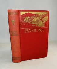 Ramona-Helen Hunt Jackson-RARE Pasadena Edition!!-1915-Hardcover-Original Boards