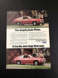 1973 FORD PINTO ORIGINAL VINTAGE PRINT AD ADVERTISEMENT PRINTED - Picture 1 of 1
