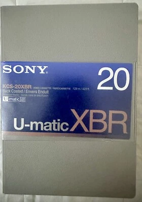 Sony Pro U-Matic KCS-20XBR Videokassetten Stockfilmmaterial von ACE Ron McManus - Bild 1 von 3