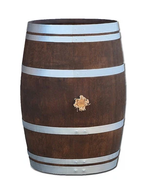 Holzfass, Fass, Stehtisch, Eichenfass, Weinfass,Barrique 225 L palisander-farben - Bild 1 von 4