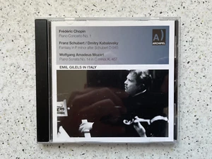 EMIL GILELS In Italy CHOPIN..SCHUBERT..MOZART CD RARE - Picture 1 of 1