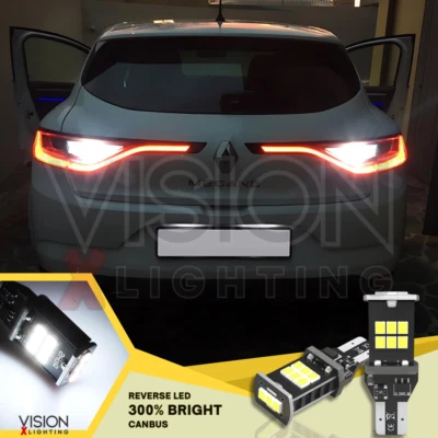 Toyota Previa 2000-2006 Pair Bulbs W16W Reverse LED White 6000K Bright Canbus - Image 1 of 4