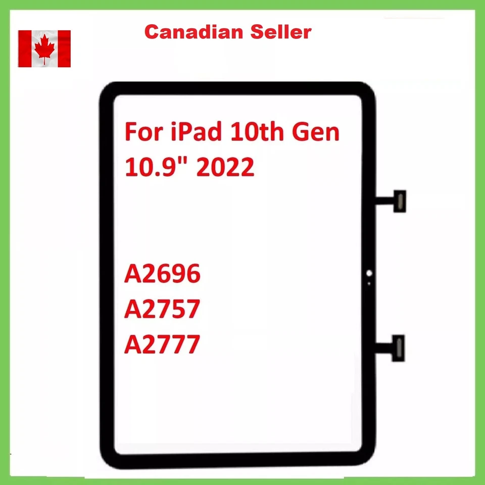Nuevo digitalizador de vidrio con pantalla táctil para iPad 10 10.ª generación 10.9 A2696 A2757 A2777 Foto 1 de 1