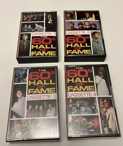 THE 60'S HALL OF FAME - 4 X Cassette Tape Set Pop Rock Beat - Picture 1 of 3