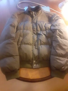 Men's PRADA Brown DOWN-Filled + SHEEP FUR-Trimmed Puffer Jacket US42 IT52 L - Picture 1 of 16