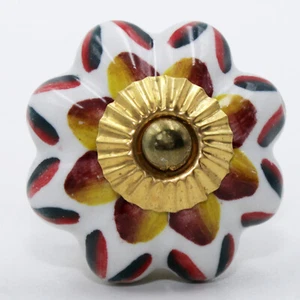 Pomo para muebles Tirador para muebles Pomos para muebles Cerámica Pomo para muebles Blanco Colorido 120 zw - Imagen 1 de 5