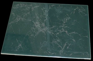 6x8 azulejos cerámica marmoleada verde brillante baño remodelación pared borde 1 pieza - Imagen 1 de 1
