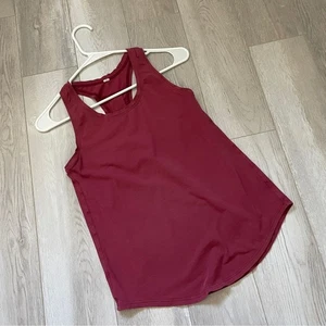 Camiseta sin mangas Lululemon Love espalda deportiva plisada para mujer roja (talla 4) entrenamiento atletismo - Imagen 1 de 4