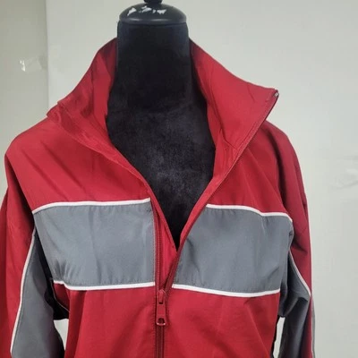 Chaqueta Deportiva de Roundtree y Yorke Cremallera Talla L Rojo Poliéster  Foto 1 de 4