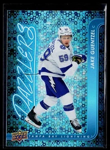 2024-25 Upper Deck Extended Series Jake Guentzel Dazzlers Blue DZ-118 Lightning - Picture 1 of 3