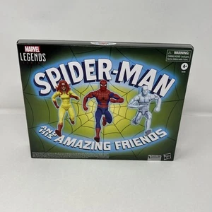 Marvel Legends Spider-Man y sus increíbles amigos Iceman Firestar y Ms. León Nuevo - Imagen 1 de 7