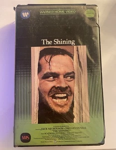 The Shining 1980 VHS Horror Warner Home Video Clamshell Original First Release - Picture 1 of 14