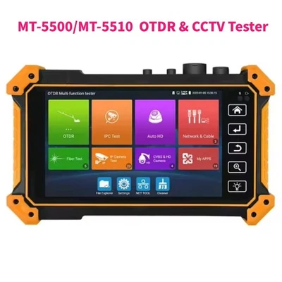5.4" MT-5500 MT-5510 OTDR CCTV Tester OPM/VFL/Cable Tracker AHD/TVI/CVI Test - Image 1 of 4