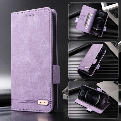 For Asus Zenfone 12 Ultra, Luxury Retro Flip Leather Card Slot Wallet Cover Case - Image 1 of 4
