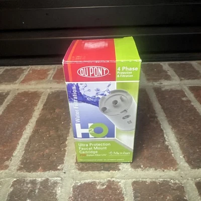Genuine DuPont Water Filter 4 Phase Faucet Mount Cartridge 200 Gallon WFFMC300 - Image 1 of 4
