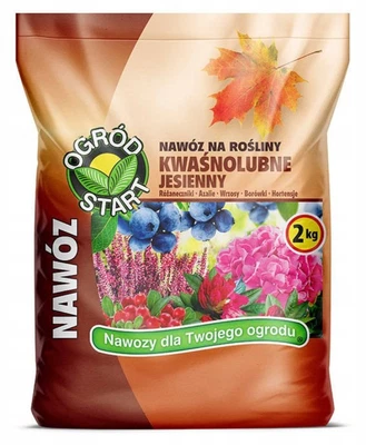 AMPOL Herbst PK Dünger Kalium Phospor Säureliebende Pflanzen Magnolien Hortensien 2kg