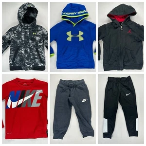Nike + Under Armour Boys Outfits Lot - Hoodies, Shirt & Pants Lot - Size Boys 4T - Picture 1 of 8