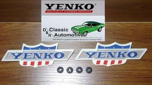 69 Camaro Chevelle 69-70 Nova Yenko Fender Emblems Pair Officially Licensed - Picture 1 of 4
