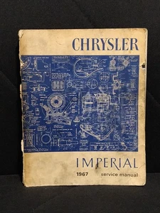 1967 CHRYSLER IMPERIAL Shop Service Repair Manual OEM - Picture 1 of 5