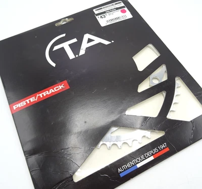 TA Alize Pista Track Bike Chainring 48T x 130 BCD Silver Alloy New GN-386-T8 - Image 1 of 4