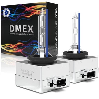 DMEX D1S Xenon HID Headlight Bulbs 6000K Cool White 35W 66144 66140 85140 85... - Image 1 of 4