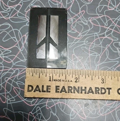 Oldsmobile OEM Gray Steering Wheel Horn Button Emblem Badge Logo Plastic Insert  - Image 1 of 4